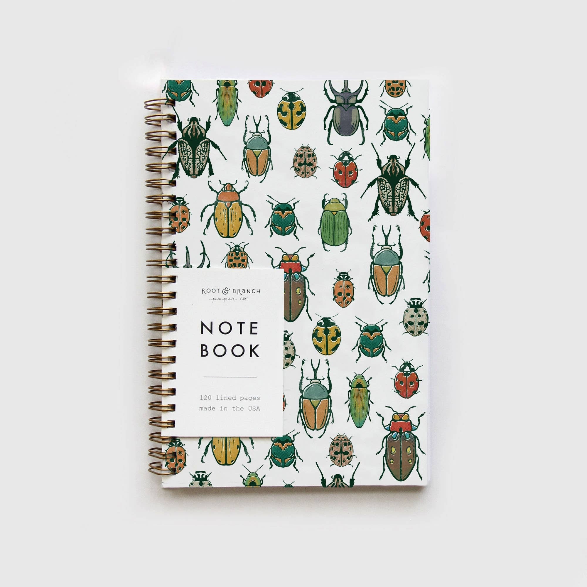 Beetles Spiral Bound Notebook | Roots and Shoots Nursery 1108 Wappoo Rd ...